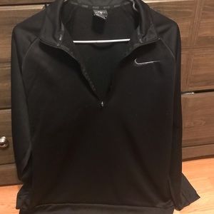 Black Nike Quarter Zip Pullover